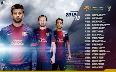 Wallpapers Jadwal Pertandingan Barcelona La Liga Spanyol 2012-2013