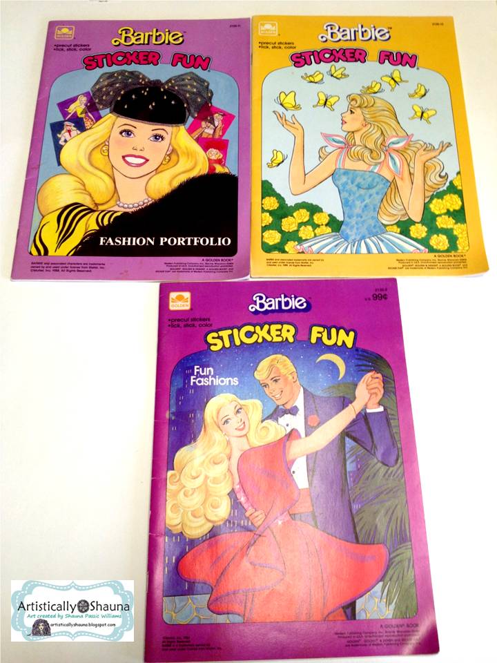 vintage barbie books