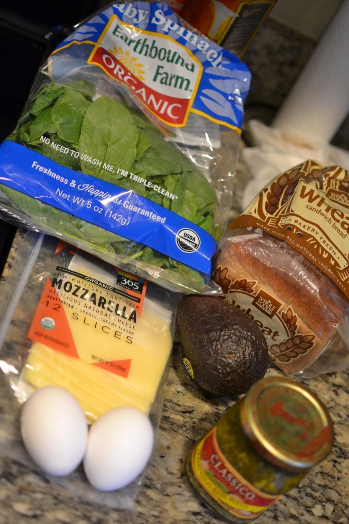 Pesto, Egg, Avocado & Spinach Grilled Cheese Hani Hulu