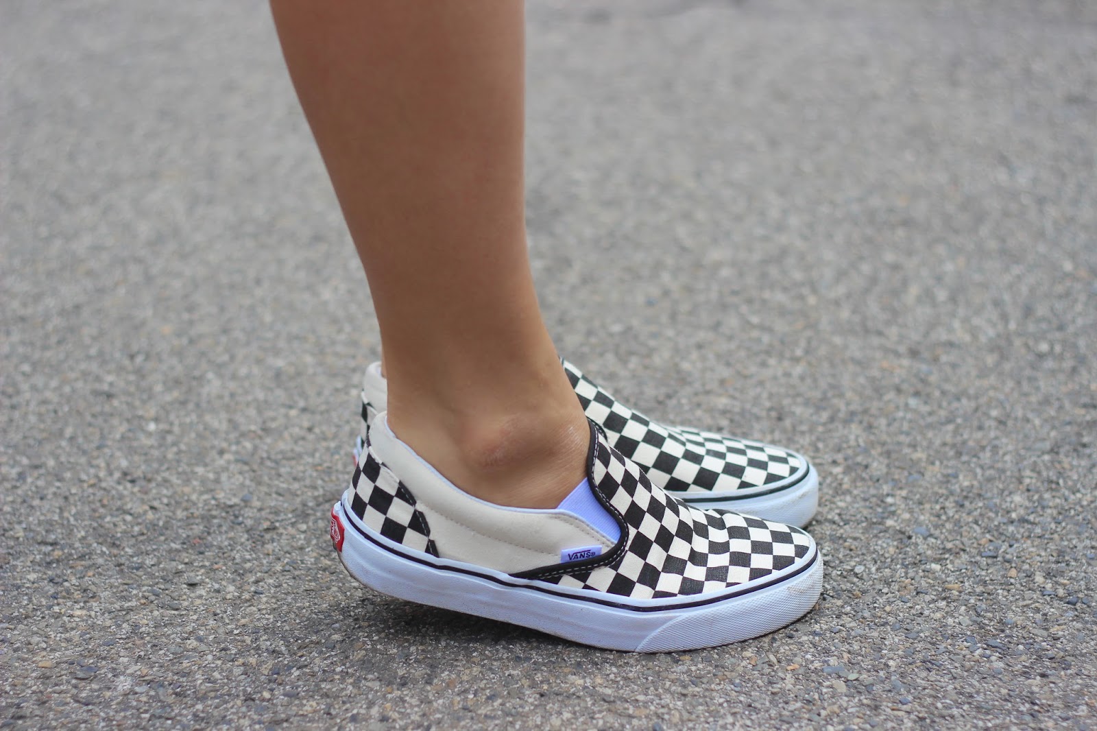 vans platform carreaux
