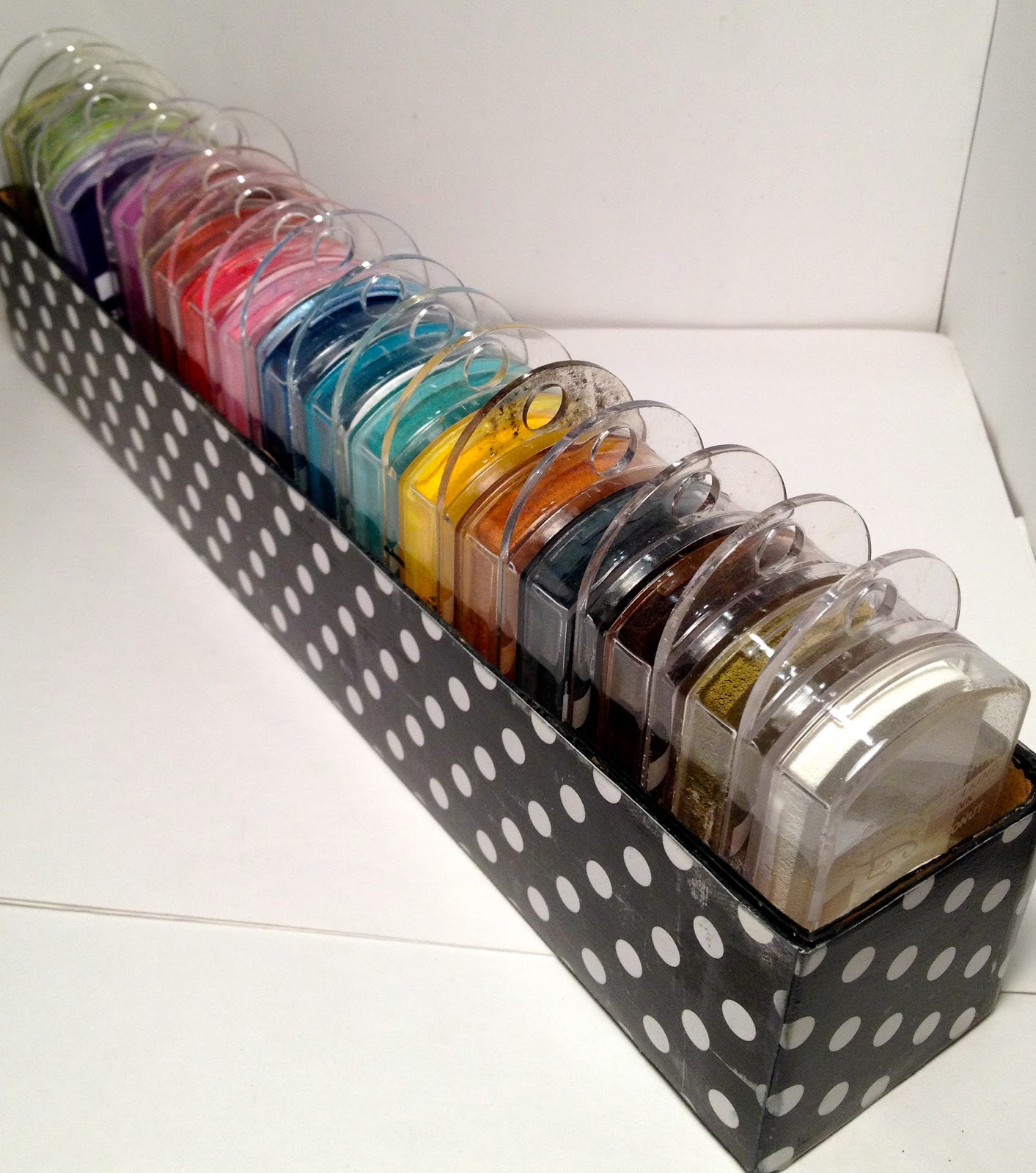 Artful Musings Cute new ink pad storage