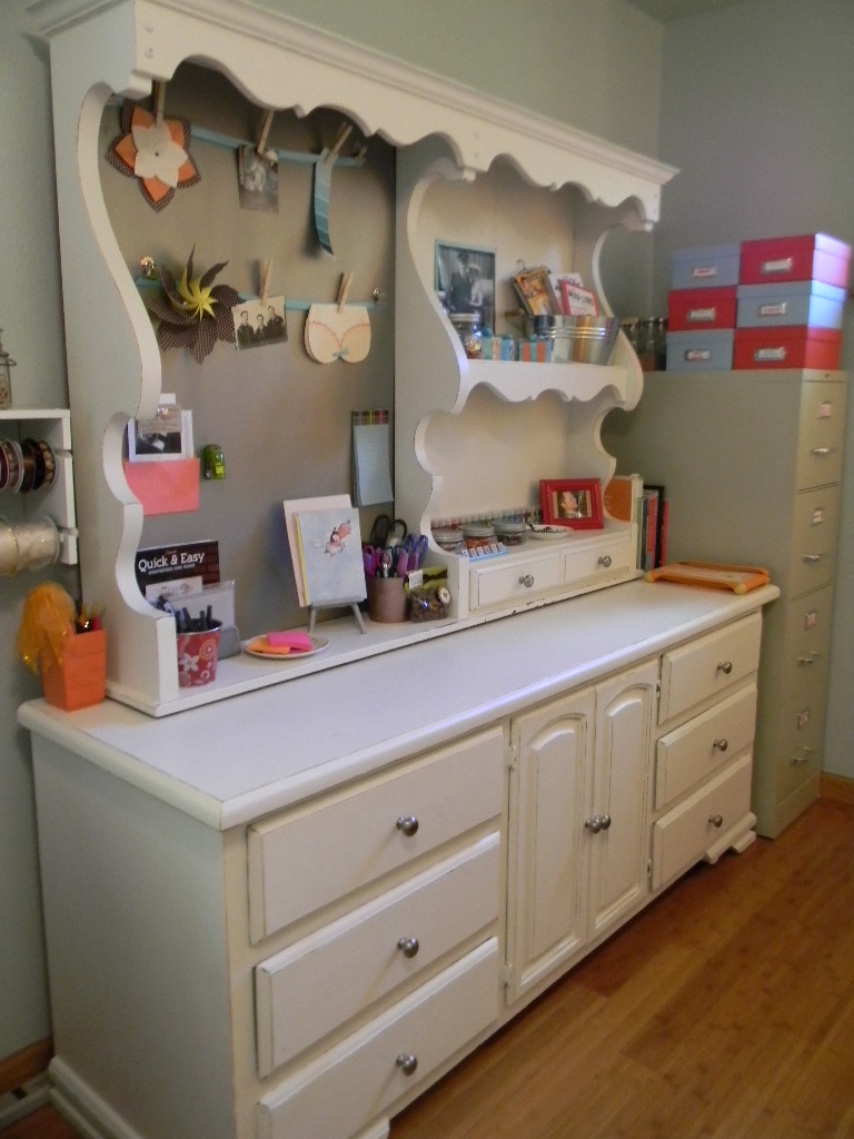 From Dahlias to Doxies Makeover Results Dresser and Hutch