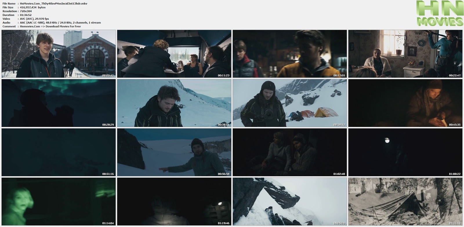 movie screenshot of The Dyatlov Pass Incident fdmovie.com