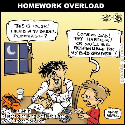 Help homework kid parent