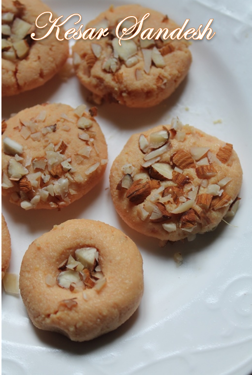 Kesar Sandesh Recipe - How to Make Bengali Sandesh at Home - Yummy Tummy