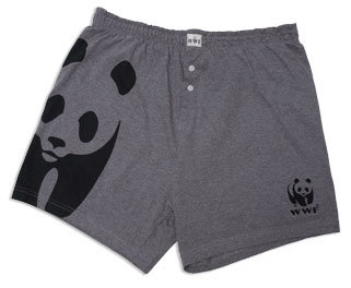 Panda boxer shorts On a lazy Sunday, many people like wearing pajama shorts to lounge around. However, what should you do if you cannot find the perfect pajama shorts? Here, the good news is that now you can easily make your own boxer shorts.