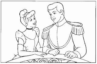 PRINCESS COLORING PAGES