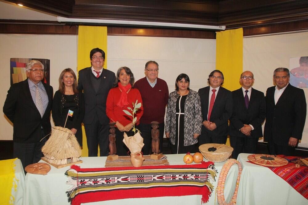 Encuentro con autoridades indígenas de Chile. Preside la Ministra Fernanda Villegas