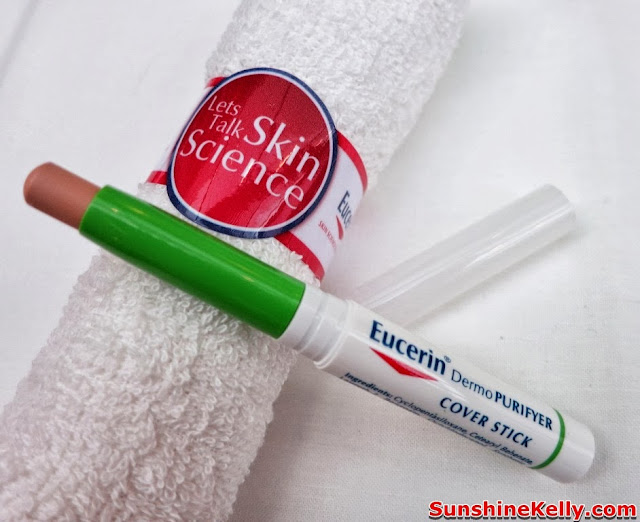 skincare, eucerin, pimples oily combination skin, review, Eucerin DermoPURIFYER Cover Stick