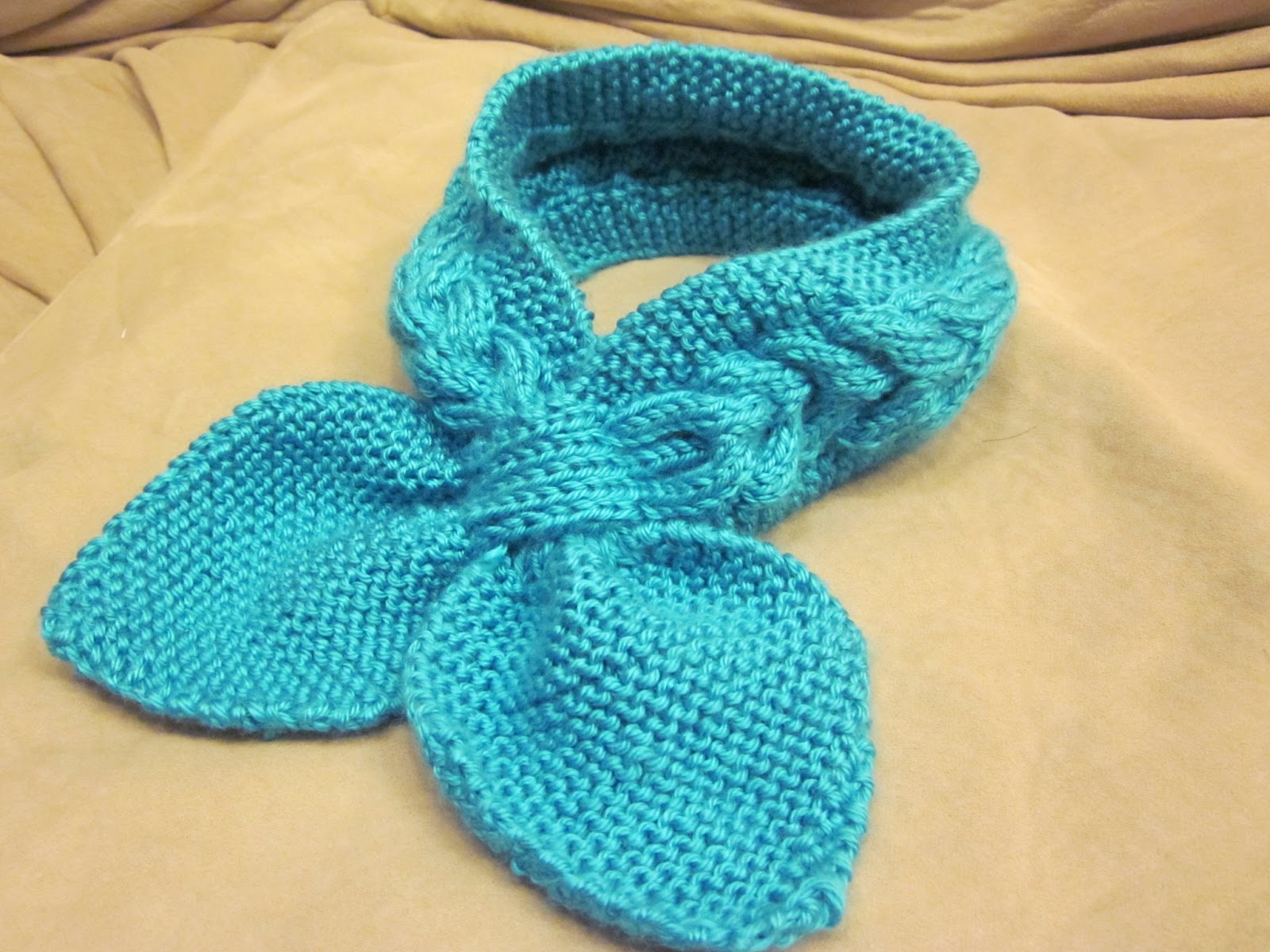 Loving Blueberry Knitted Neck Scarf O(≧∇≦)O