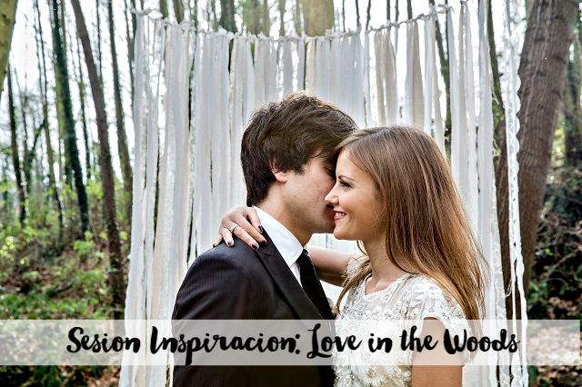 sesion inspiracion love in the woods bosque otaduy novias retales de bodas