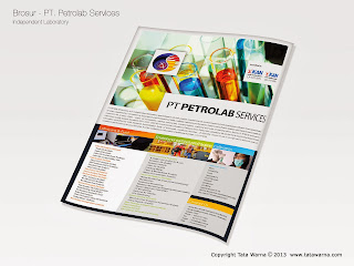 Desain Company Profile - Booklet - Independent Laboratory - PT Pertrolab Services