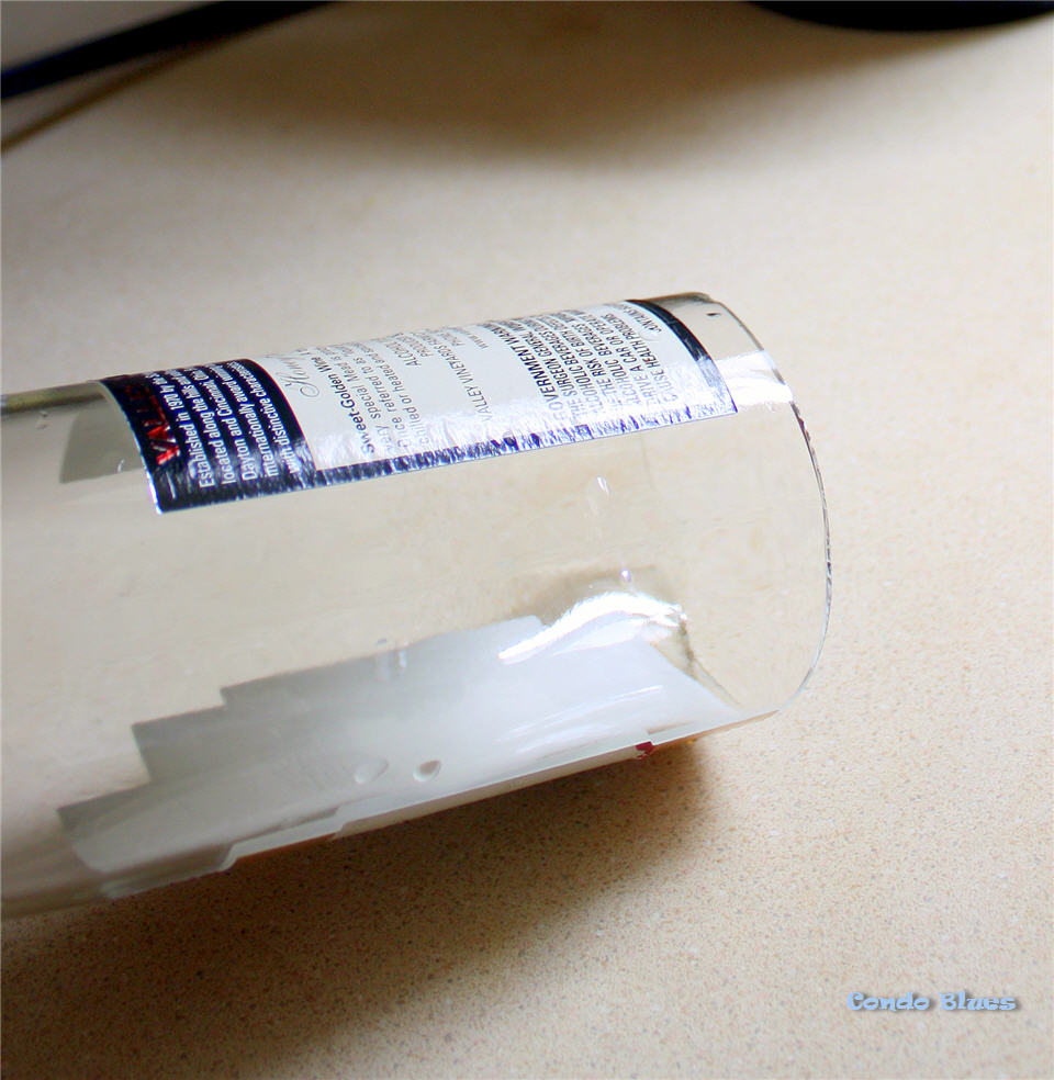 Condo Blues How to Cut a Glass Bottle with Hot Water