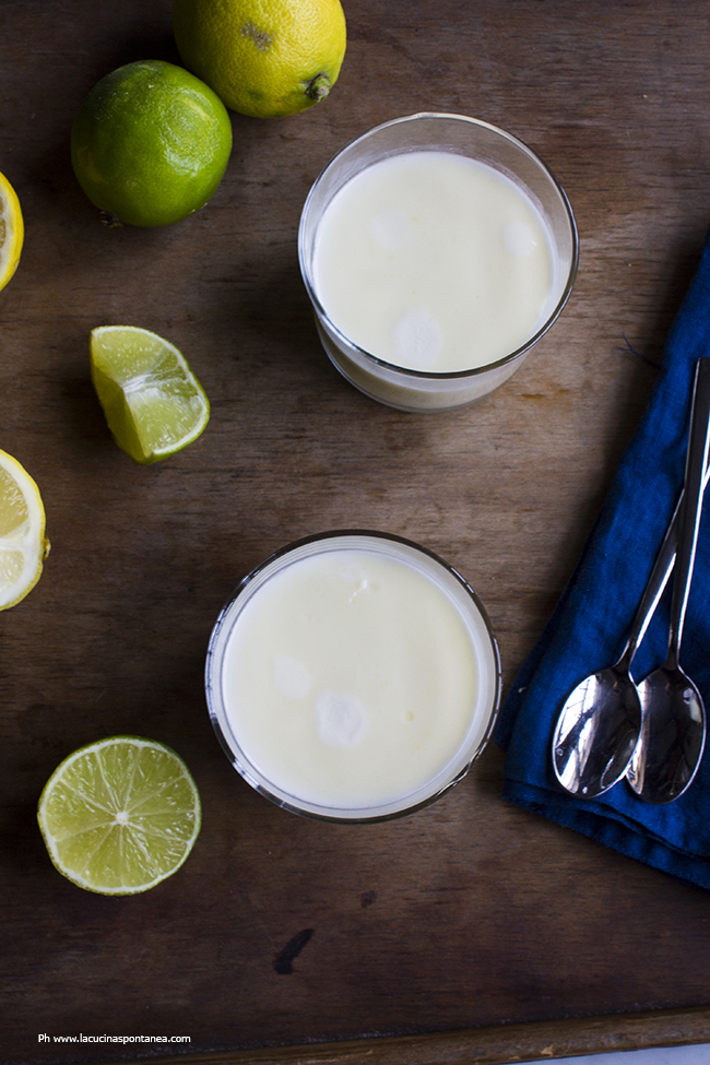 Lemon and lime posset La cucina spontanea ricette, fotografie e parole