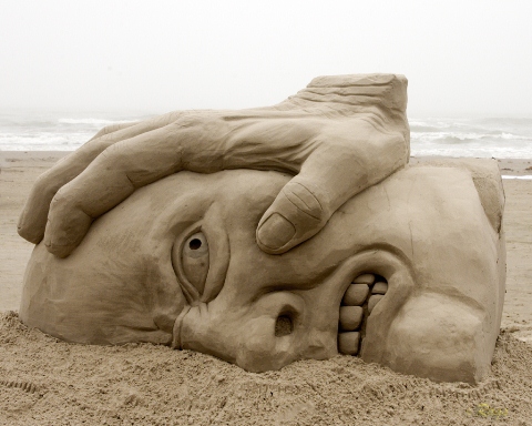 Awesome Sand Sculpture