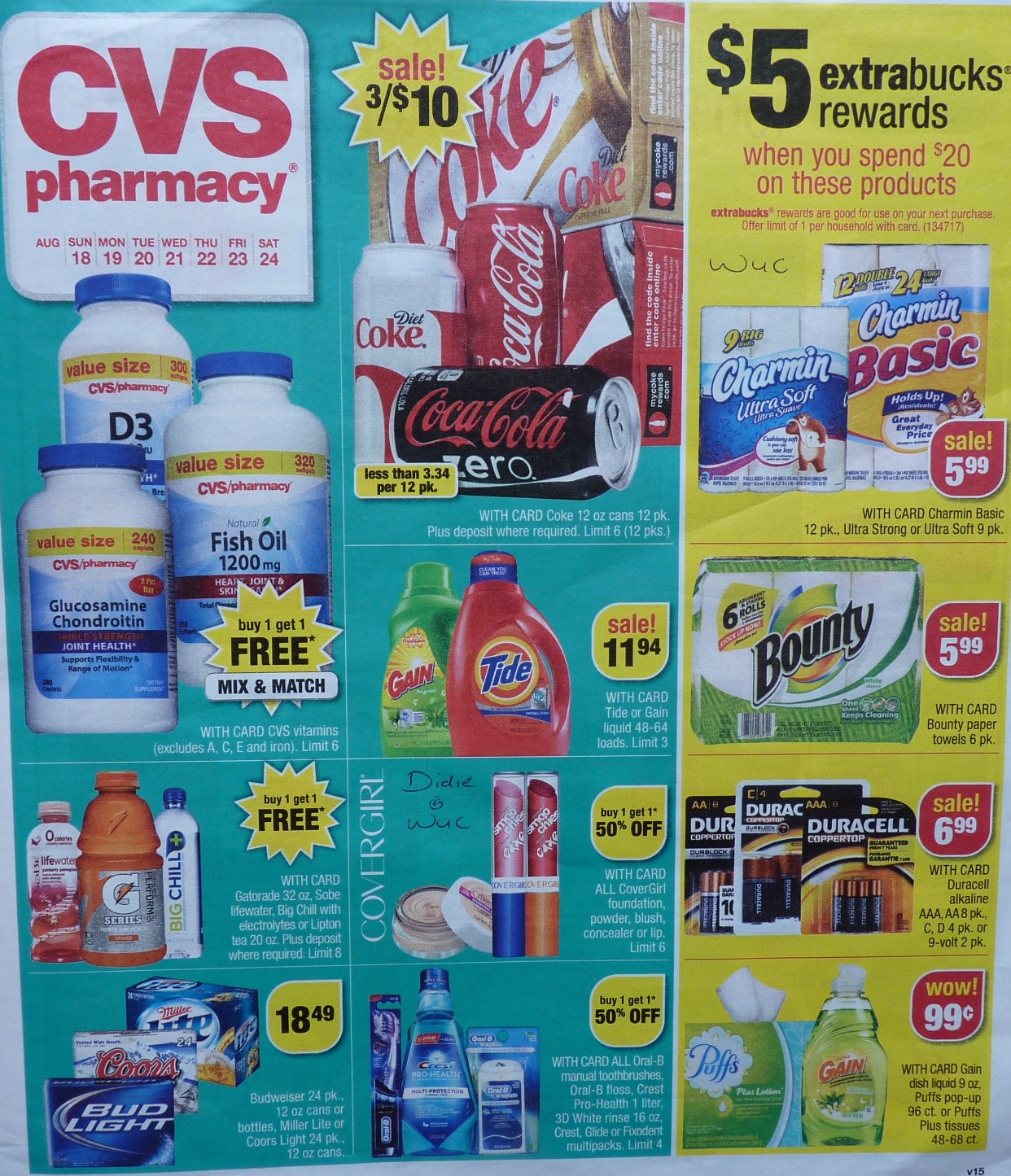 simply cvs  cvs ad scan preview for the week of 8  18  13