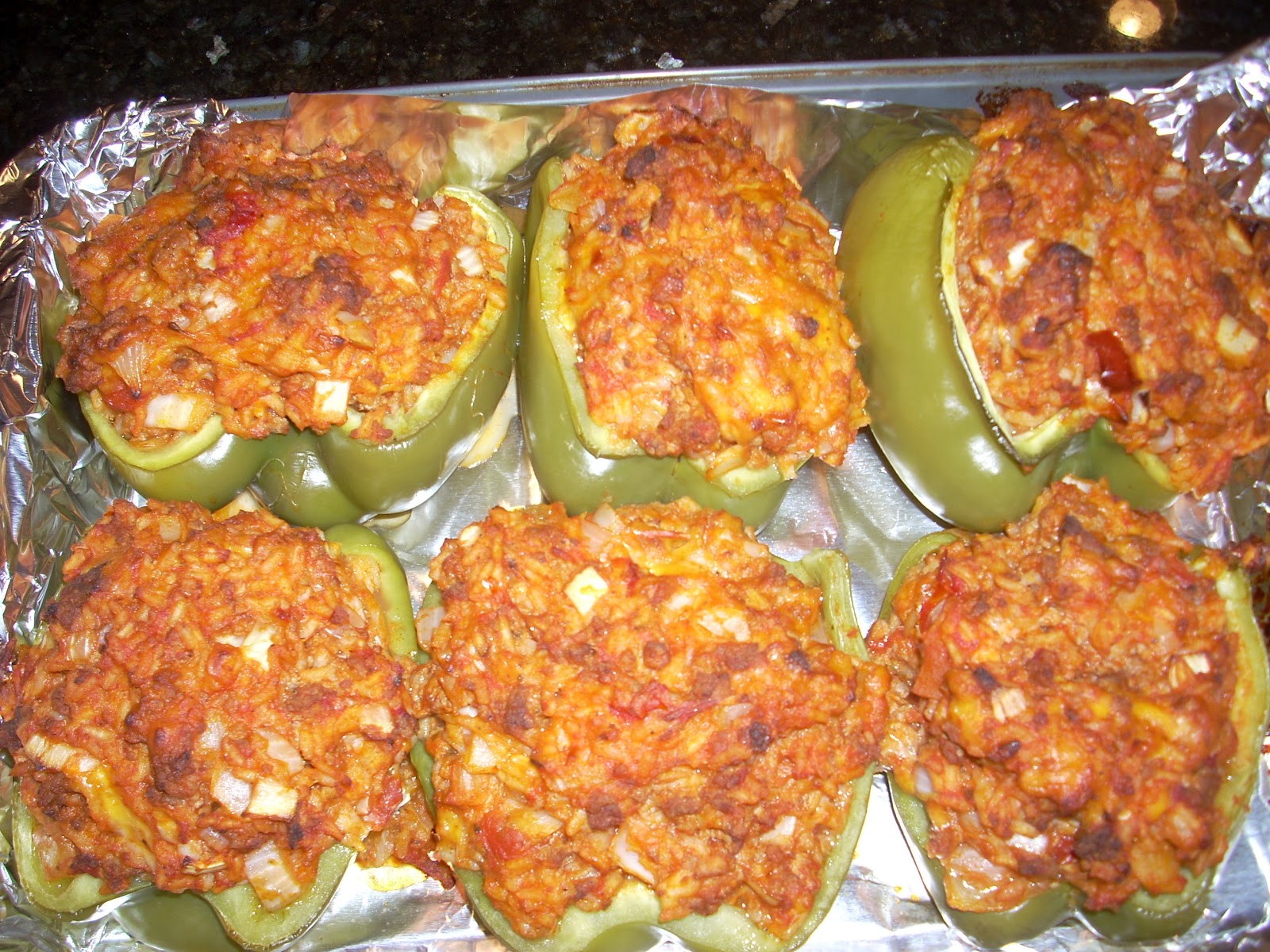 My Food Passion Stuffed Green Peppers