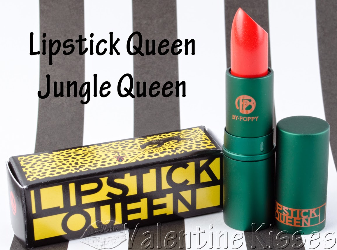Valentine Kisses Lipstick Queen Jungle Queen lipstick pics, swatches