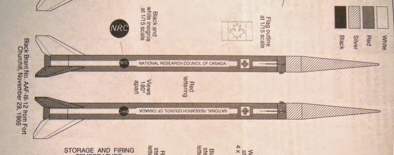 Model Rocket Building Estes Black Brant III, Part 3, Decal Draw