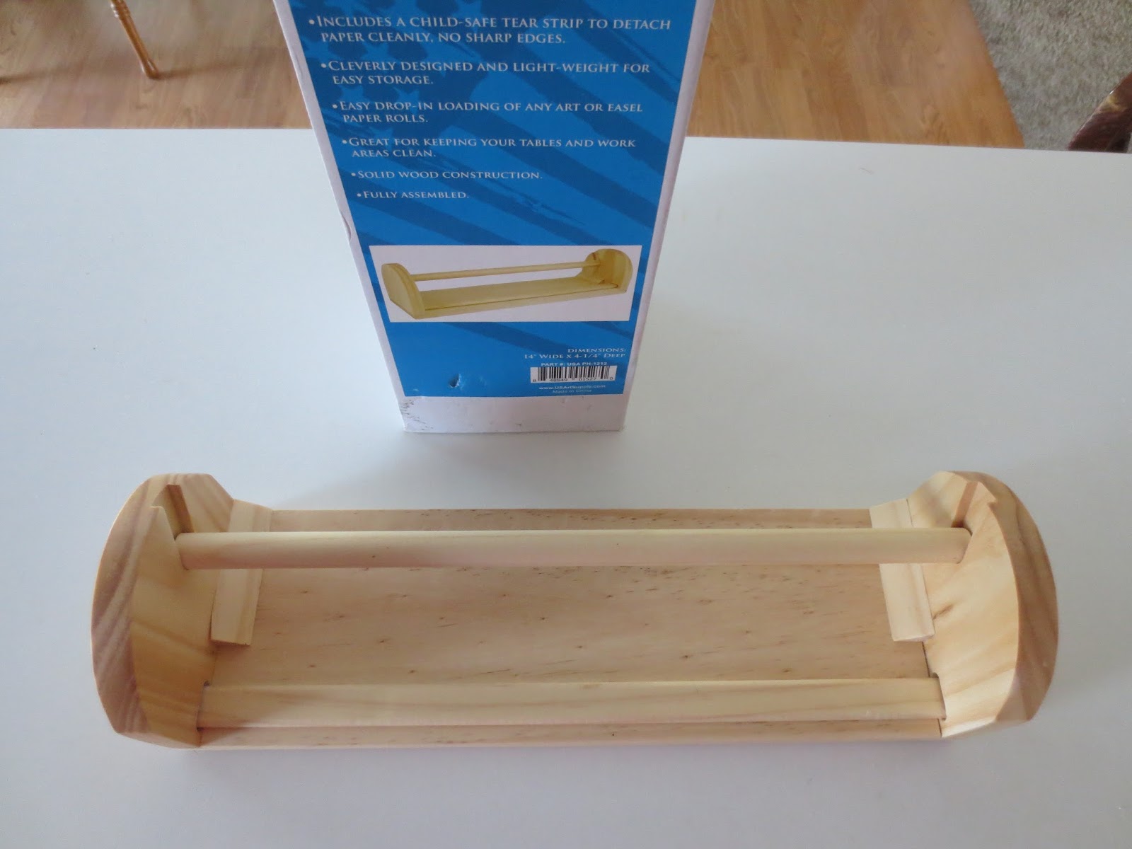 Gloria's Bits and Pieces US Art Supply 12 inch Wooden Tabletop Paper