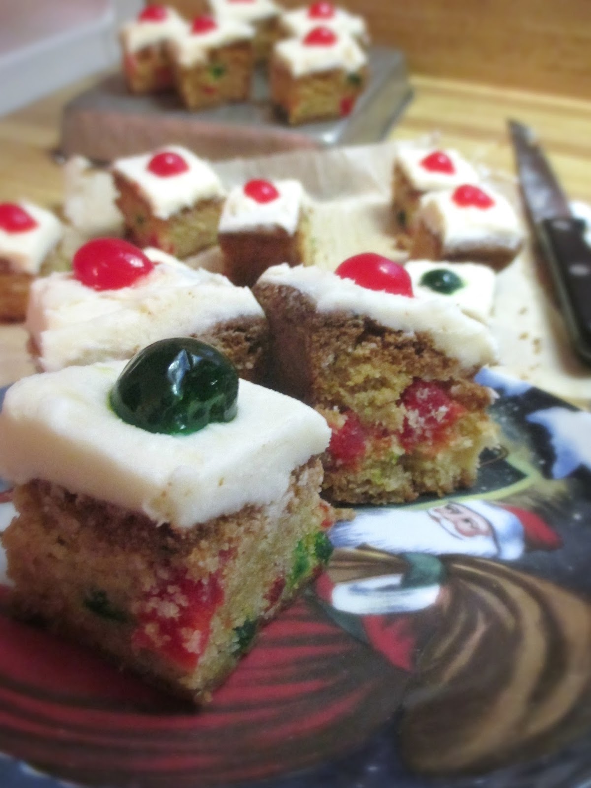 Just my Stuff Cherry Cake Squares