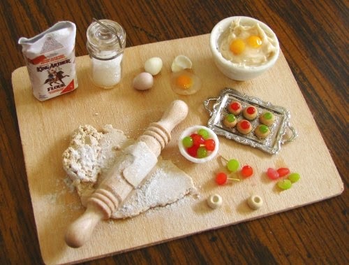 17-Cherry-Thumbprint-Cookies-Small-Miniature-Food-Doll-Houses-Kim-Fairchildart-www-designstack-co