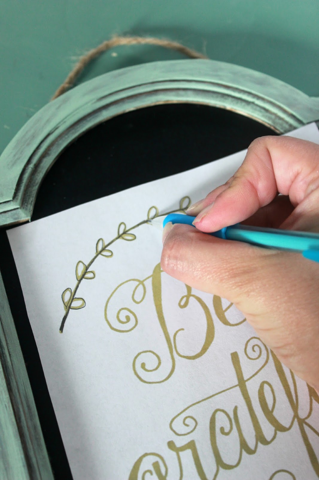 The DIY Trick to Easy Chalkboard Lettering Delightfully Noted