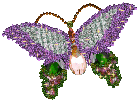 glittery butterfly random