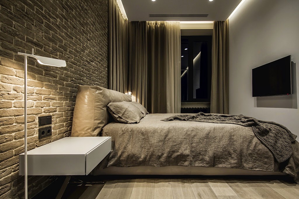 Vivienda en Kiev. Minimalismo en marrón | Etxekodeco