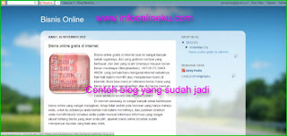 blog anda sudah jadi