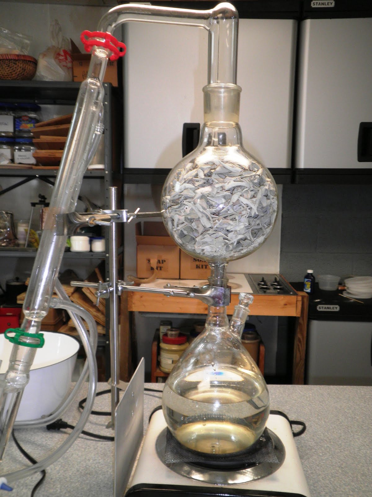 The Essential Herbal Blog White Sage Distillation