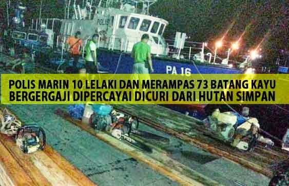 Polis marin semporna Berita Sabah