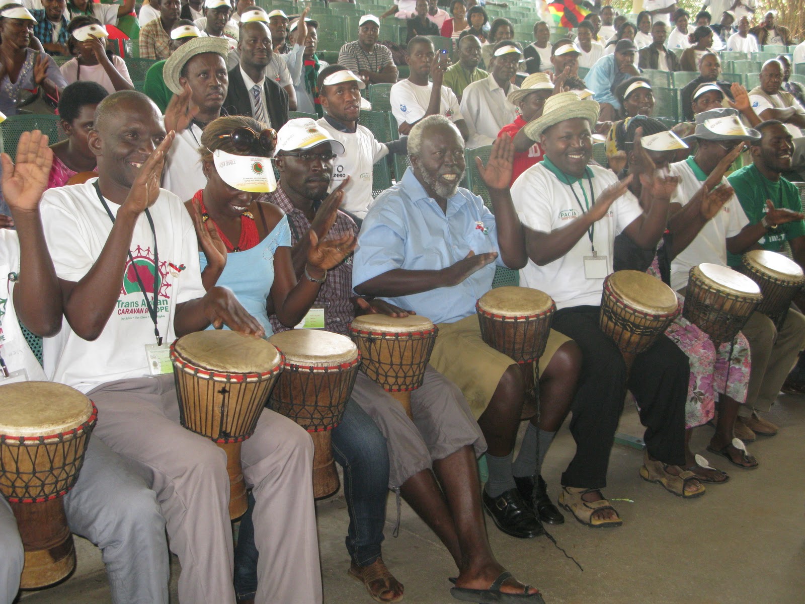Trans African Caravan of Hope Caravan Picture Speak Zimbabwe Drums