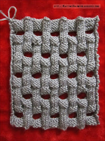 Openwork Basket Weave Knitting Pattern Openwork basket weave is a wonderful knitting stitch pattern http://knittingunlimited.blogspot.com