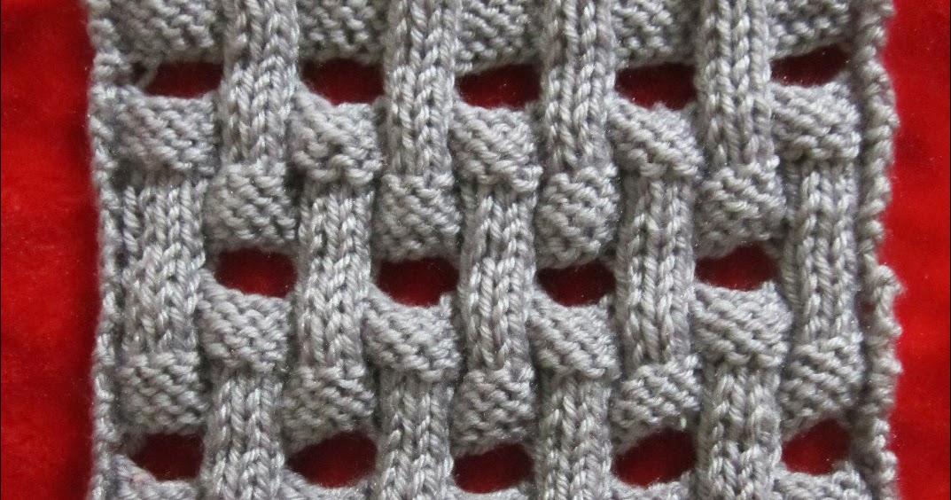 KnitPurl Combinations Pattern 2 Openwork Basket Weave Knitting