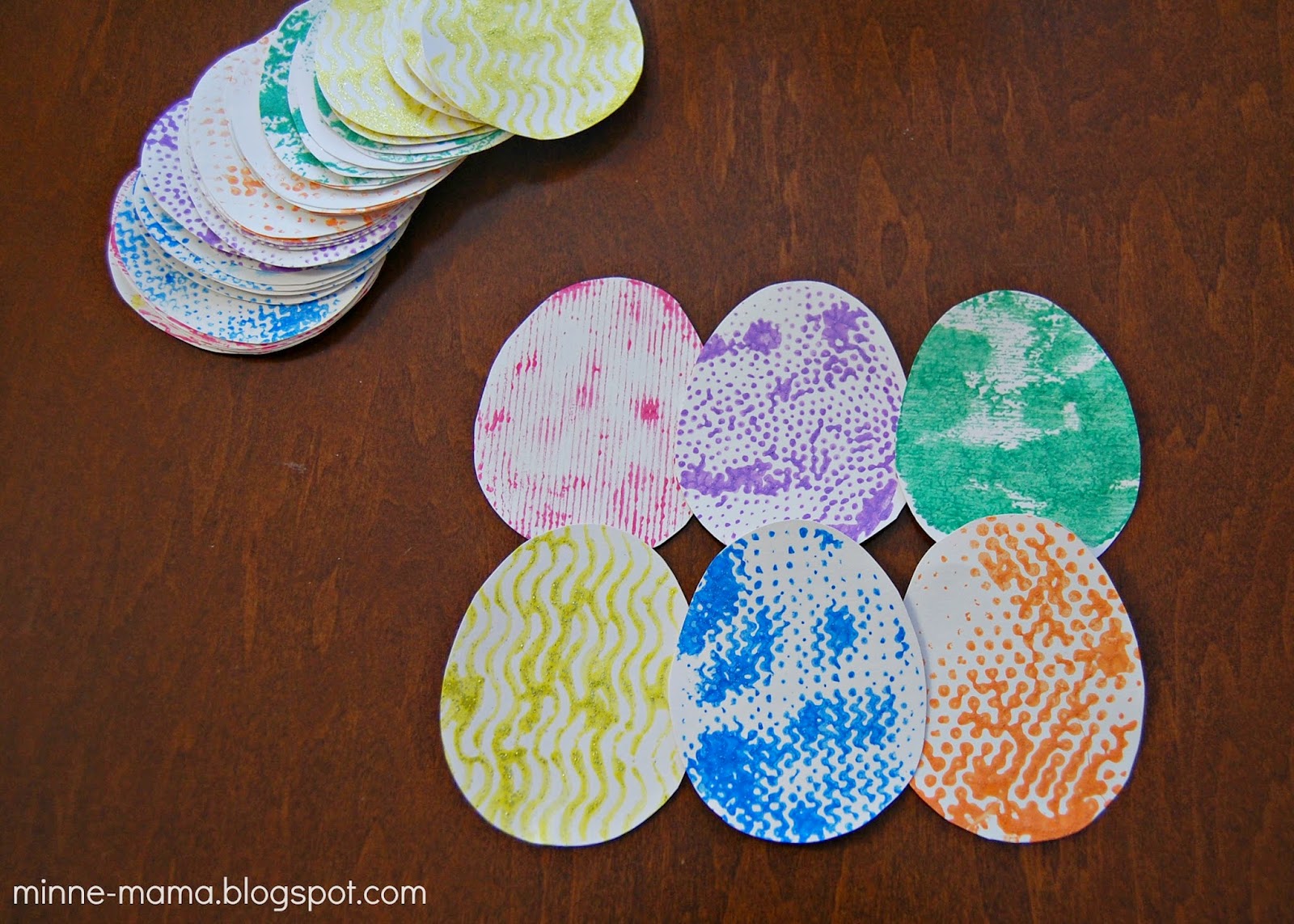 MinneMama Easter Egg Hunt Contact Paper Play