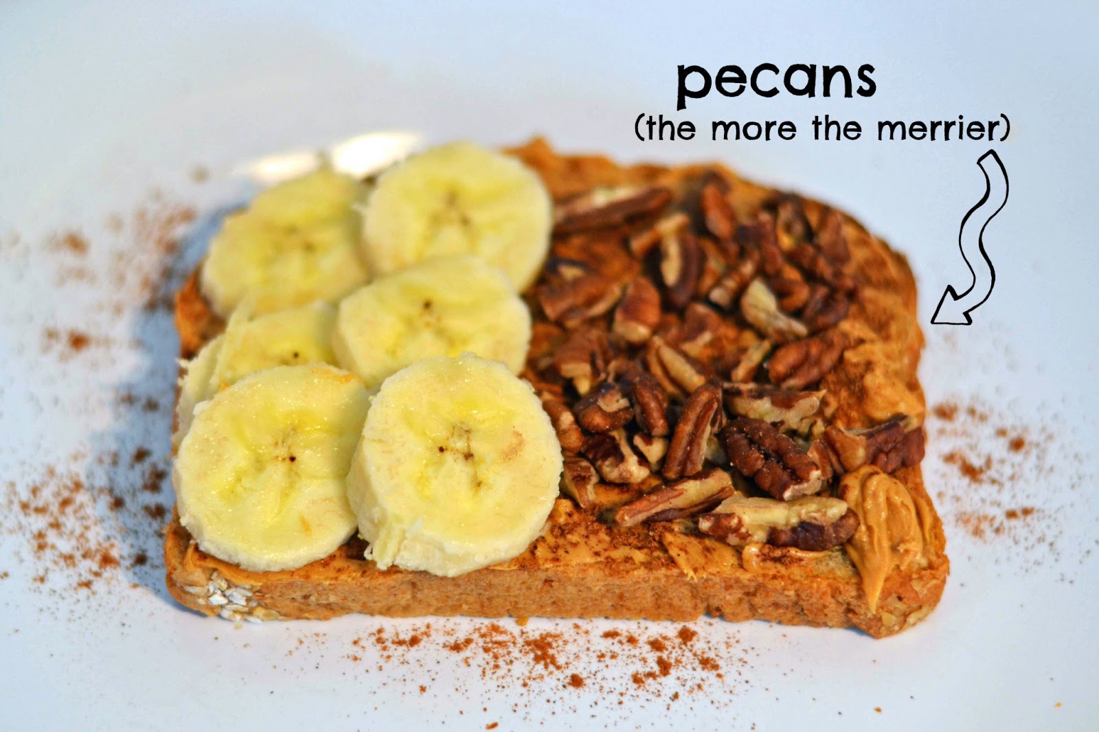 Peanut Butter Banana Pecan Sandwich {recipe} • Jessica Lynn Writes
