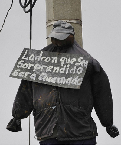 La inseguridad en las calles de El Alto