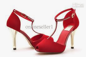 red pumps for women