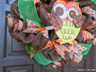 Fall Deco Mesh Wreath