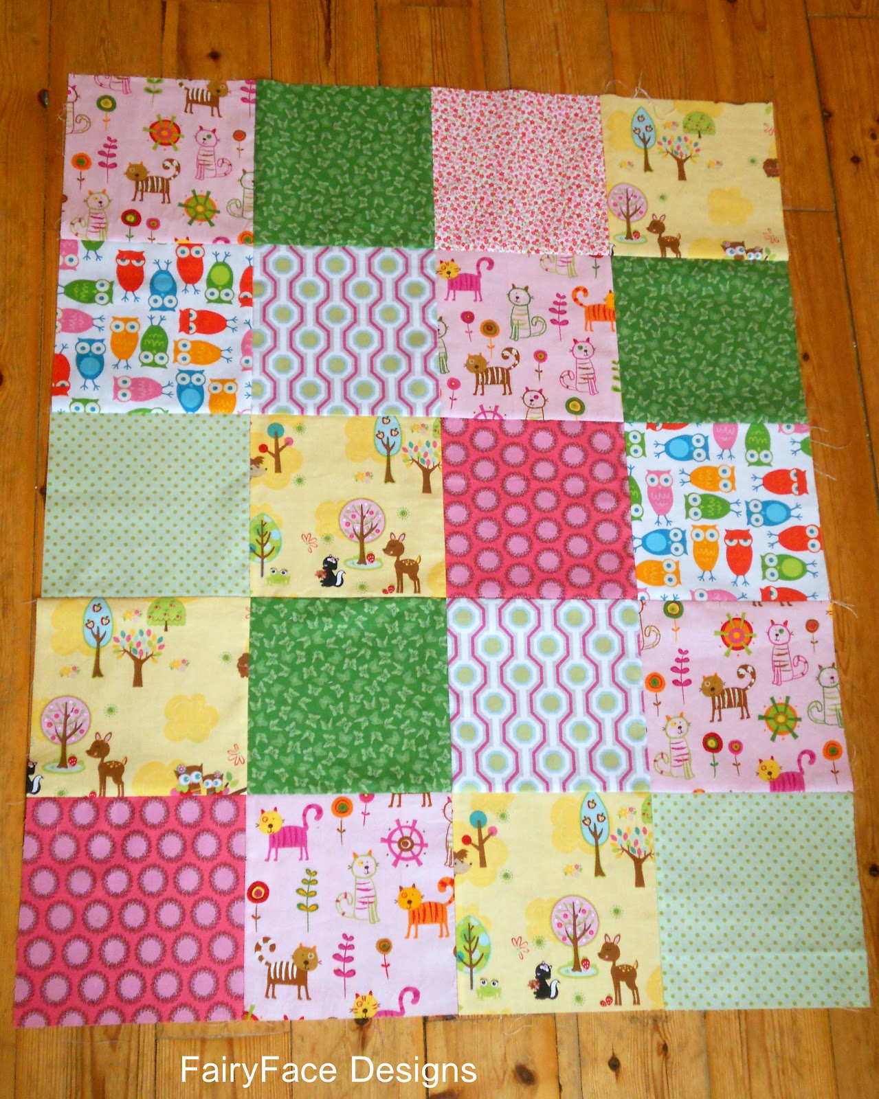 FairyFace Designs {Sew} Get Started Pram Blanket Tutorial