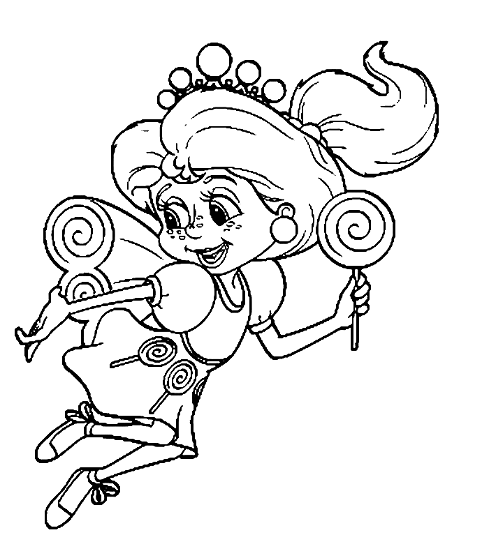 Cute Candyland Coloring Pages To Printable