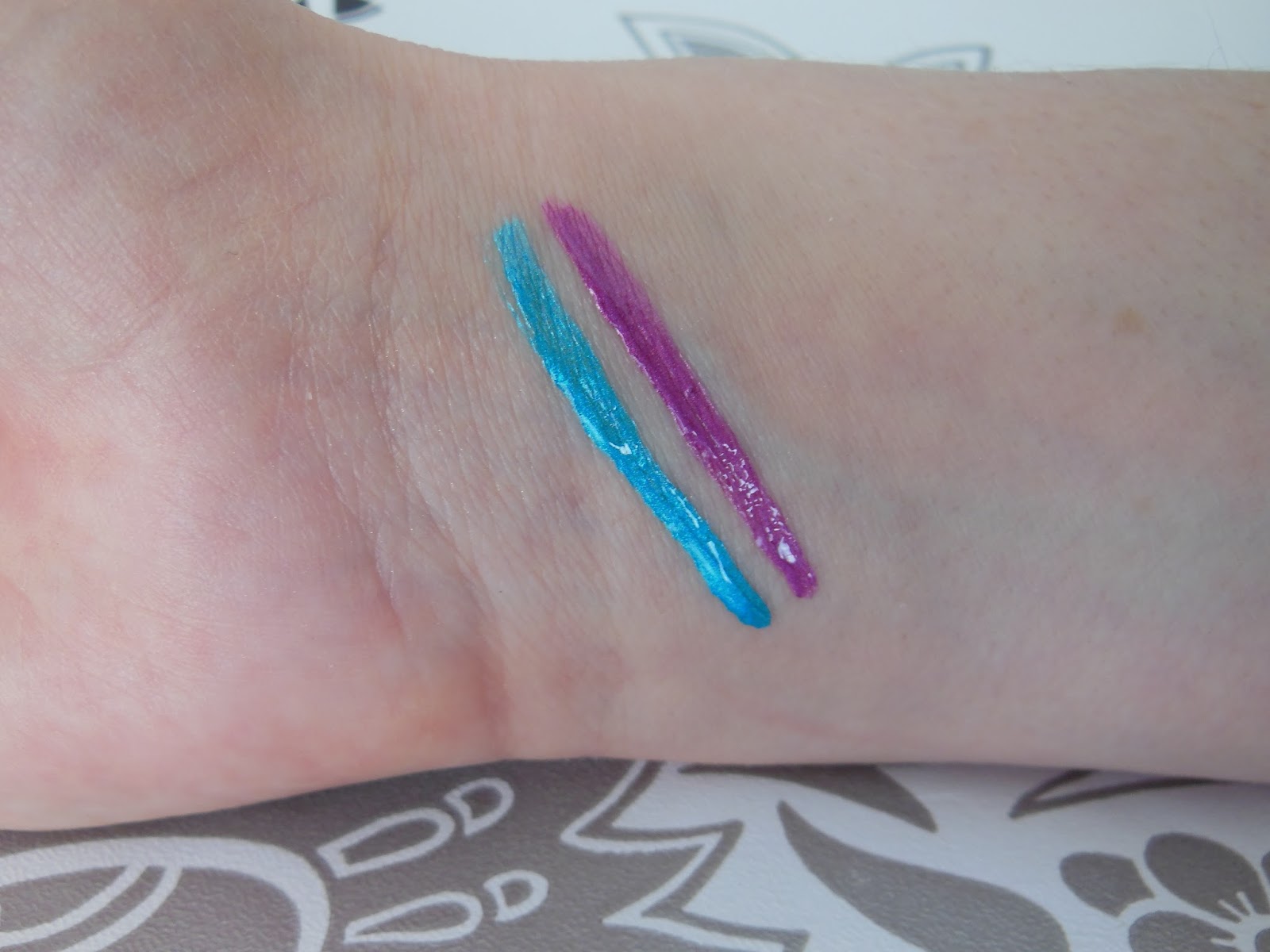 Kiko life in rio collection tropical liquid liner swatches