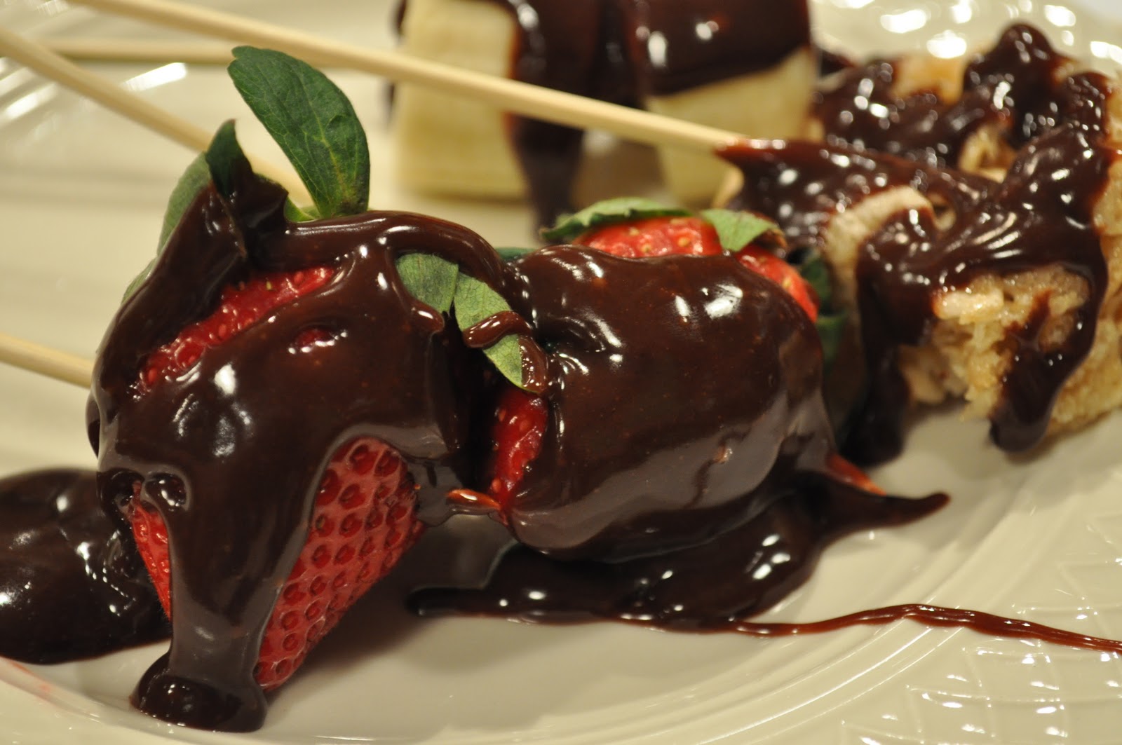 Na Cozinha da Margô Fondue de Chocolate