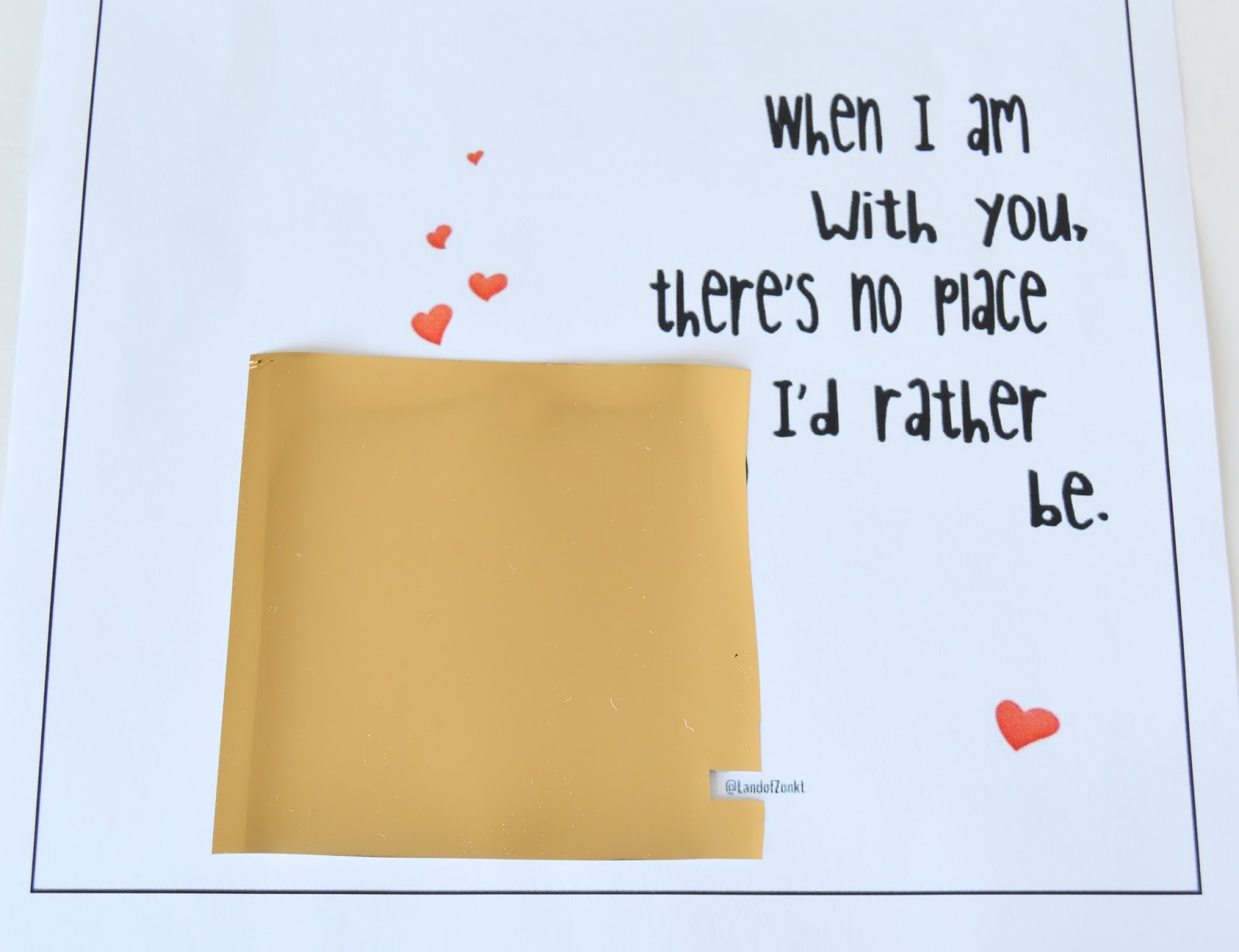 Vikalpah Gold Foil Wall Art using Laminator