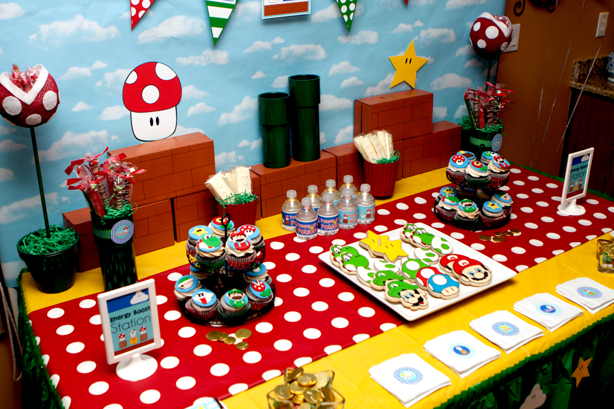 Sugar Butter Baby Super Mario Gamer Party