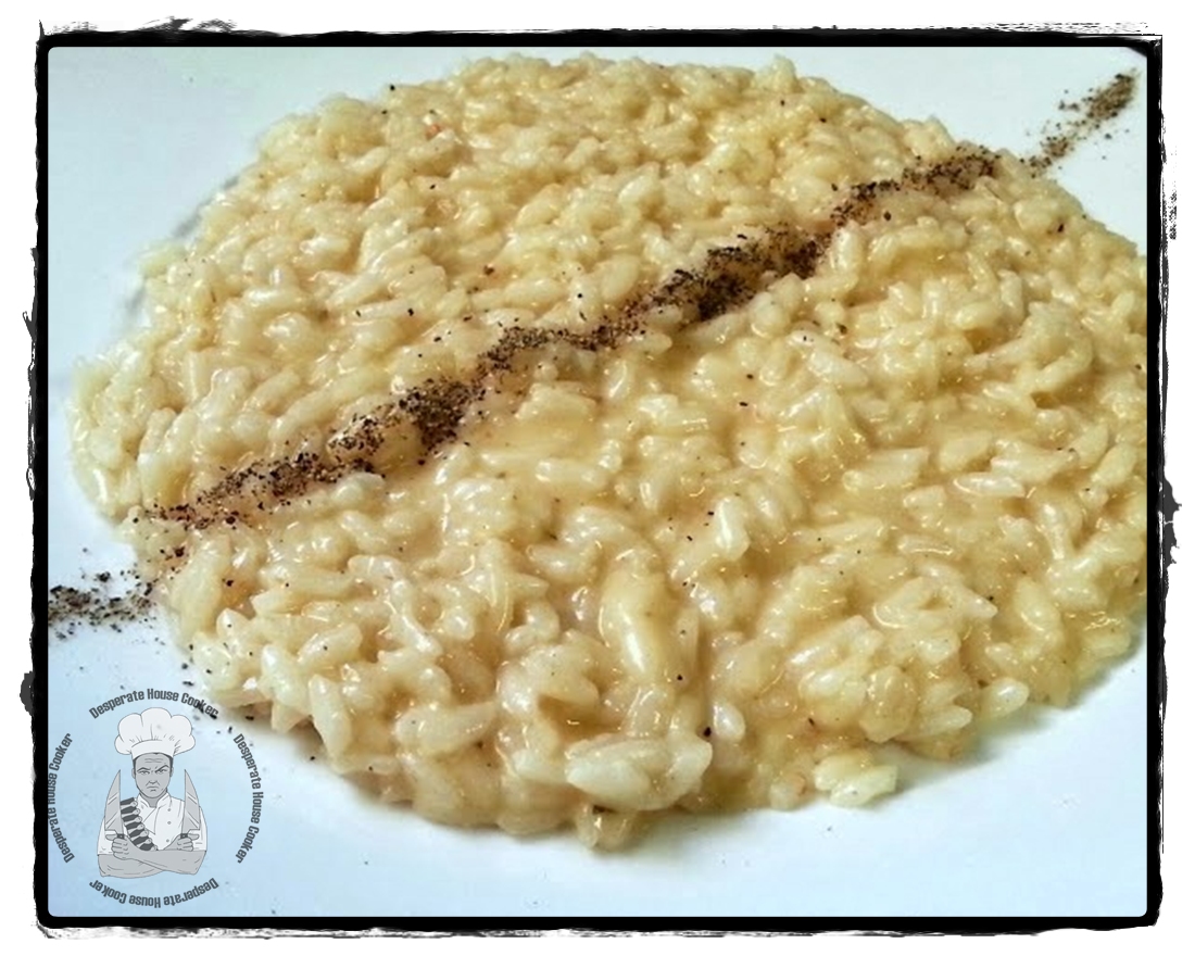 Desperate House Cooker Risotto "Cacio e Pepe"