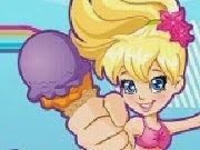 Polly Pocket wants to cool off on a sunny afternoon at the club and nothing better than a delicious ice cream. Play with Polly to create the most delicious ice cream for her and her friends, follow the instructions and choose between different flavors and toppings, you must create the ice cream you apply. Polly Pocket Sundae Splash