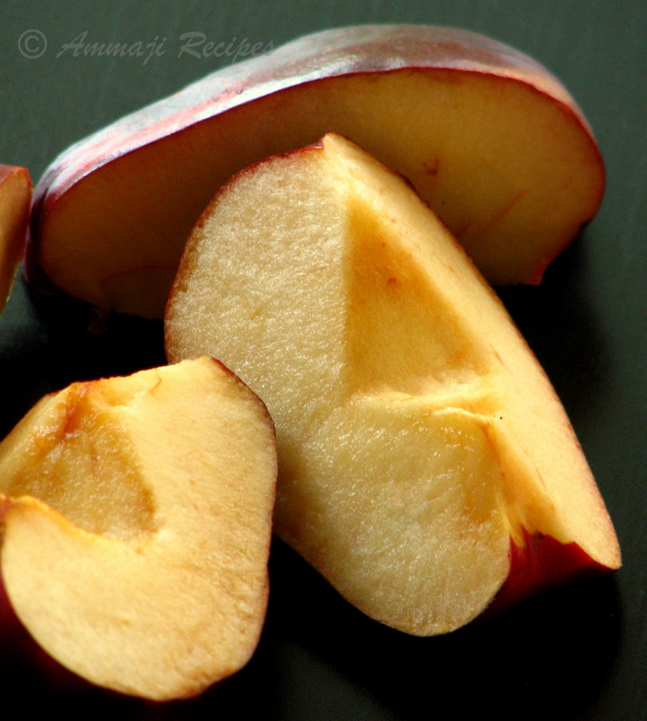 Sweet & sour apple salad Indian Food Recipes Ammaji Kitchen