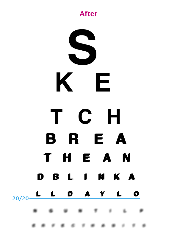 Myopia Snellen Chart